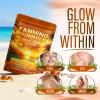 Tanning Gummies, Daily Tanning Gummies with Astaxanthin, Beta-Carotene, Lycopene & Vitamins, Self Tanning for Natural Looking Glow, Bronzing, Vegan & Sugar Free - 60 Count (1) view 3