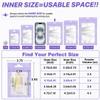 ANZNKU 100 Pcs Lavender Mylar Bags, Resealable Smell Proof Small Foil Pouch view 2