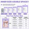 ANZNKU 100Pcs Purple Mylar Bags, Resealable Smell Proof Zip Goodie Baggies view 2