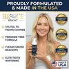 Teeth Whitening for Braces, Braces Cleaner Foam, Brace Teeth Whitening kit for Under Metal, Ceramic, Brackets & Wires. Use w/Toothbrush or Trays No Sensitivity. Minty, Teens, Adults, Refill 2 Pack view 2
