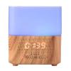 YHOMU 300Ml Essential Oil Diffuser with Speaker, Wood Grain Alarm Clock, Night Light, for Bedroom Living Room view 1