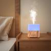 YHOMU 300Ml Essential Oil Diffuser with Speaker, Wood Grain Alarm Clock, Night Light, for Bedroom Living Room view 3