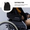 VILLFUL Sturdy Wheelchair Footplates and Pedal Footrest Pair, Black Plastic Replacement Footrests with Heavy Duty Support for Patient Mobility and Leg Comfort view 3