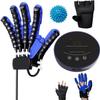 Hemiplegia Finger Trainer, Rehabilitation Robot Gloves, Hemiplegia Stroke Arthritis Left & Right Hand Finger Rehabilitation Trainer, Relieve Hand Stiffness, Right Hand, XL view 1
