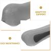 Luxshiny Crutch Padding Tops Armpit Pads for Crutches 2 Pairs TPR Replacement Underarm Cushions Gray Adults Elderly Mobility Support view 3