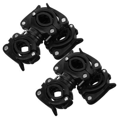Milisten 2pcs Wheelchair Crutch Storage Brackets 360 Rotatable Adjustable Cane Holders Portable Mobility Scooter Cane Supports for Seniors