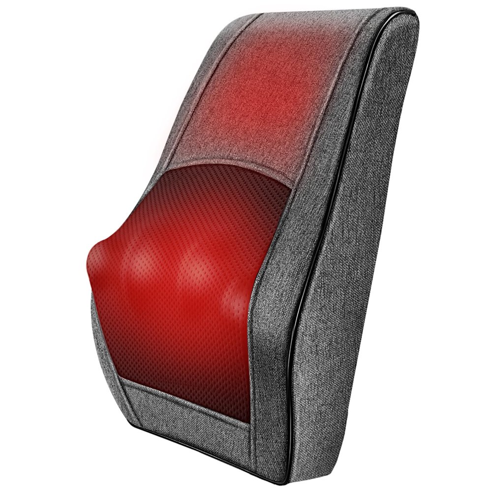 Boriwat Full Body Shiatsu Back Massager with Heat, 2025 Upgrade 15"x13" Large Pad, 3D Kneading Nodes for Neck Shoulder Back Legs, Gifts for Family