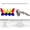 Acivirdde Hydraulic Hose Cleaning Kit, Pneumatic Pipe Cleaner, Hose Cleaning Tool, Suitable for Industrial Soft and Hard Pipes. view 4
