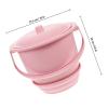 IMUSINICE Thickened Portable Urine Pot with Lid Handheld Plastic Spittoon Bedside Pee Bucket for Nighttime Use Adults Women Healthcare view 2