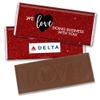 12ct Valentine?s Day LOVE Embossed Custom Chocolate Bar Favors For Corporate Events, Gifts, Office Party Giveaways & More - We Love Doing Business With You view 1