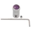 IWOWHERO Healing Tuning Fork Accessory with 12mm Amethyst Foot Base Meditation Tuning Fork Healing Device for Sound Therapy and Frequency view 1