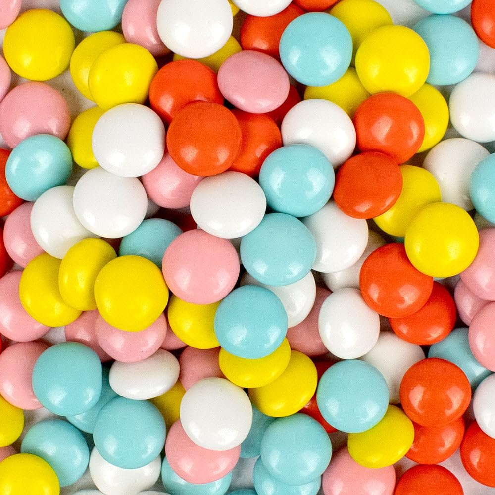 1.25lb Spring Pastel Chocolate Candy Gems - Easter Milk Chocolate Treats For Egg Hunts, Parties & Celebrations (624 Pcs)