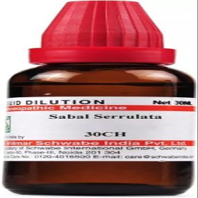 Willmar Schwabe India Homeopathic Sabal Serrulata 30 CH (30ml) - by AD CART