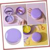 Abaodam Orthodontic Retainer Container and Braces Box Double-layer Portable Storage Case with Mirror Purple for Travel and Daily Use view 3