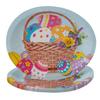 11 3/4" x 10" Easter Basket & Eggs Disposable Paper Banquet Plates 8 Ct. view 1