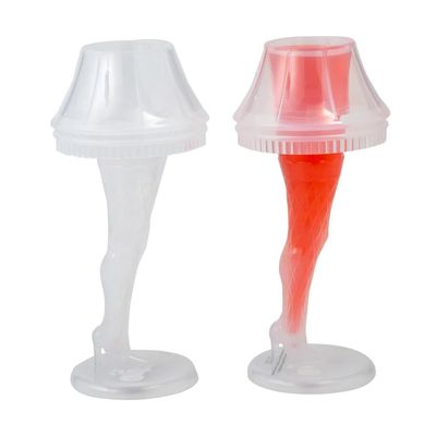 Fun Express A Christmas Story Molded Leg Lamp Cups, 6 1/4", 2 oz, 12 Ct