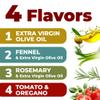 For Alle Gluten-Free Tarallini Bundle, Set of 4 Traditional Italian Pugliese Snack with Extra Virgin Olive Oil, Fennel, Rosemary, Tomato and Oregano. Oven-Baked. Vegan. Cholesterol-Free. view 3