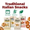 For Alle Gluten-Free Tarallini Bundle, Set of 4 Traditional Italian Pugliese Snack with Extra Virgin Olive Oil, Fennel, Rosemary, Tomato and Oregano. Oven-Baked. Vegan. Cholesterol-Free. view 4