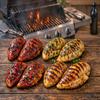 The Rancher's Butcher Marinated Chicken Breast Variety Pack, 8 Count, Raspberry Jalapeo, Nashville Hot, Cilantro Lime, Hickory Honey, Boneless Skinless, 6 oz Each - High Protein, Convenient, Frozen Meal Solution view 3