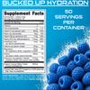Bucked Up Essentials Electrolytes Blue Raspberry | Advanced Hydration Complex with 500 mg Electrolytes Per Serving | Gluten Free Non GMO Third Party Tested Drink Mix | 230g (50 Servings) view 4