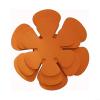 Thick Felt Cookware Stacking Pads 12 pcs for Scratches on Pots Pans Bowls Plates Glassware Ceramics and Stoneware in Cabinets or Drawers (Orange) view 1