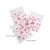 Parliky 200pcs Cherry Blossom Printed Self-seal Cellophane Bags 10x10cm Frosted Resealable Candy and Cookie Packaging Pouches for Bakery Treats and Party Favors view 2