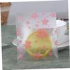 Parliky 200pcs Cherry Blossom Printed Self-seal Cellophane Bags 10x10cm Frosted Resealable Candy and Cookie Packaging Pouches for Bakery Treats and Party Favors view 4