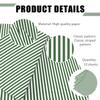 AVXINSOK 10 Sheets Green Striped Tissue Paper 14 x 20 Inches Green and White Striped Gift Wrapping Tissue Paper for Gift Bags Wedding Birthday Christmas Jungle Party Packaging Crafts view 4