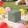 AVXINSOK 100 Sheets Green Striped Tissue Paper 14 x 20 Inches Green and White Striped Gift Wrapping Tissue Paper for Gift Bags Wedding Birthday Christmas Jungle Party Packaging Crafts view 2