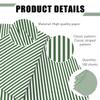 AVXINSOK 100 Sheets Green Striped Tissue Paper 14 x 20 Inches Green and White Striped Gift Wrapping Tissue Paper for Gift Bags Wedding Birthday Christmas Jungle Party Packaging Crafts view 4