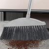Beaupretty Household Indoor and Outdoor Broom with Long Handle, Heavy Duty Floor Sweeping Brush for Kitchen and Patio, Nordic Gray Handhold Broom for Floor Cleaning and Pet Hair Removal view 4