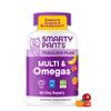 SmartyPants Toddler Plus Multi & Omegas Multivitamin Gummies, Omega 3 DHA/EPA, Vitamins D3, C, B12, B6, A, K, Zinc, Biotin, Gluten Free, Clean Label, Low Sugar, 3 Flavors, 120 Gummies (60 Day Supply) view 1