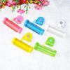 Rolling Toothpaste Dispenser Useful Plastic Rolling Tube Squeezer Toothpaste Easy Dispenser Bathroom Holder Green Nice view 2