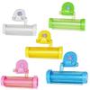 Rolling Toothpaste Dispenser Useful Plastic Rolling Tube Squeezer Toothpaste Easy Dispenser Bathroom Holder Green Nice view 4
