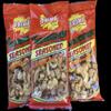 BRIM'S Seasoned Pork Cracklin Strips, Fried Pork Rinds with Skin, 2 oz, (3 Pack) view 1