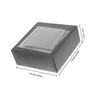 balacoo 20pcs Kraft Boxes with Window 7.5x7.5x3cm Paper Soap Packing Boxes Jewelry Organizer Wrapping Cases for Party Treats and Household Storage view 2