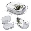 Asian Bamboo Pill Box Medicine Pill Organizer Small Pill Case Travel Pill Container Portable Pill Case for Pocket 2 Compartment Pill Holder Pill Boxes for Travel view 2