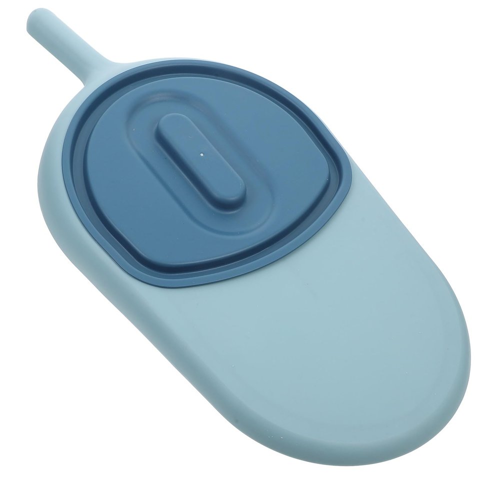 Portable Bedpan with Lid for Elderly and Bedridden Patients, Heavy Duty Sky Blue Adult Bed Pan for and Home Care, Spill-Proof Urinal Aid for Men and Women