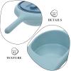 Portable Bedpan with Lid for Elderly and Bedridden Patients, Heavy Duty Sky Blue Adult Bed Pan for and Home Care, Spill-Proof Urinal Aid for Men and Women view 3