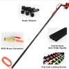 Glass Cleaning Brush Home Water Fed Telescopic Pole Kit Solar Panel Brush Rotating for Photovoltaic PanelSolar Panel Window Cleaning Brush Set 6M Extension Pole with 35cm Brush Head Ideal f view 4