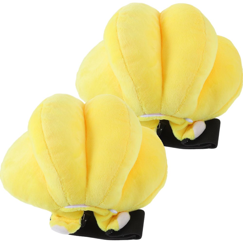 Gogogmee Skating Knee Brace Compression Pad Thick Plush Knee Support Protector for Adults and Yellow Banana Outdoor Sports Skiing Accessories