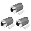 3Set 4 Inch Air Carbon Filter Odor Control,Pre-Filter Included, Smelliness Scrubberglobal view 1