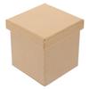 NIYANGLE Square Kraft Paper Box 9x9x9 Cm Multifunctional Festival Present Packaging Box for Birthday Party and Home Storage view 1