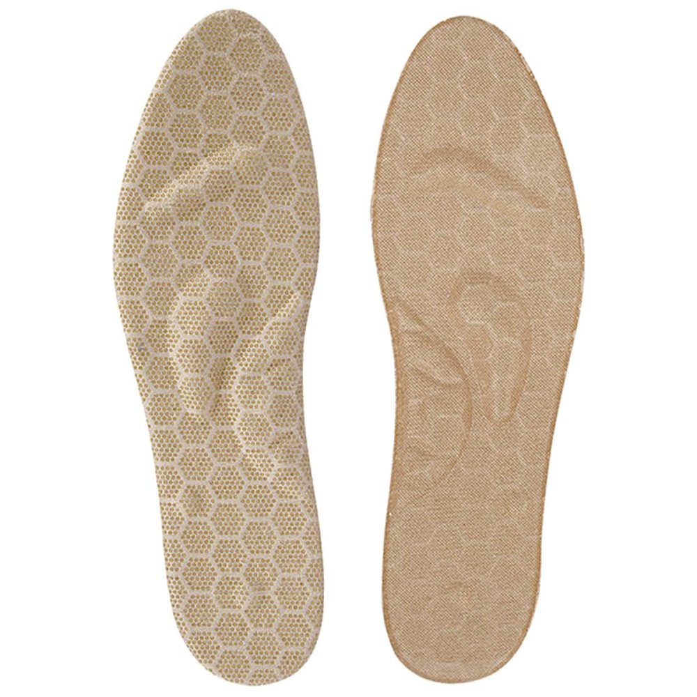 Mobestech Gel Cuttable Shoe Insoles with Self-Adhesive Massage Dots, Sweat-Absorbing Foot Inserts for Men and Women Size M (42-46), Comfortable Reusable Shoe Pads for Sports and Daily Wear