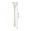 HONMEET 2pcs Silicone Tongue Scrapers Dual-sided Tongue Cleaners for Adults, Breath Freshening Oral Care Tools in Mint Green and Lavender Colors view 2