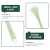 HONMEET 2pcs Silicone Tongue Scrapers Dual-sided Tongue Cleaners for Adults, Breath Freshening Oral Care Tools in Mint Green and Lavender Colors view 3
