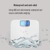 Digital Bathroom Scale, Waterproof Anti SkidBlack Highly Accurate Body Weight Scale with Round Corner Design, Measures Weight up to 330 lbs, Easy-to-Read Backlit LCD(Black) view 3