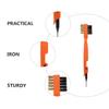 AUTSUPPL 2pcs Kitchen Cleaning Brush Copper Wire Brush for Cooktop and Sink Heavy-Duty Grease Remover for Stove and Kitchenware Cleaning view 3