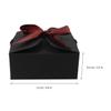 SOLUSTRE 10pcs Compact Black Paper Boxes with Ribbon Kraft Bridesmaid Proposal Packaging Boxes 12x12x5cm for Presents and Party Favors view 2