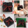 SOLUSTRE 10pcs Compact Black Paper Boxes with Ribbon Kraft Bridesmaid Proposal Packaging Boxes 12x12x5cm for Presents and Party Favors view 4